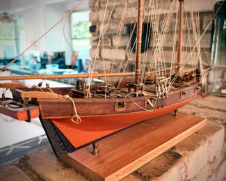 Model of the 1847 “Harvey” - a historic Baltimore Clipper topsail schooner