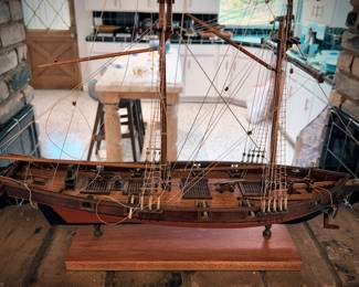 Model of the 1847 “Harvey” - a historic Baltimore Clipper topsail schooner