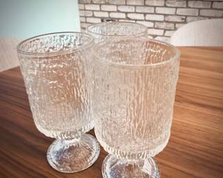 1960s Indiana Glass “Crystal Ice” glassware