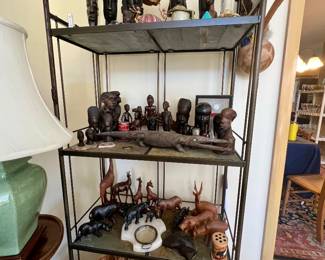 many wood figures from around the world