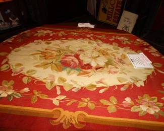 n ncredible Work of Art Hand Needlepointed & Full Lined Aubusson Run