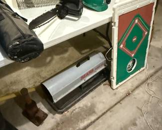 Torpedo heater bean bag game