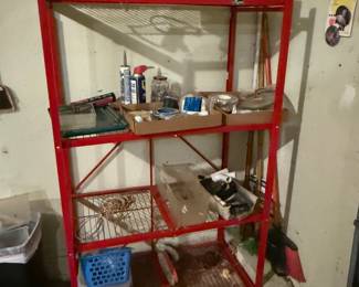 Metal shelf