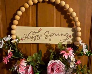Spring wreath like new