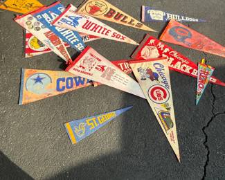 Vintage pennants 