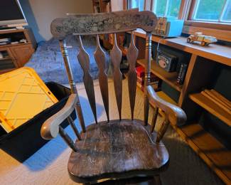 Pine rocker