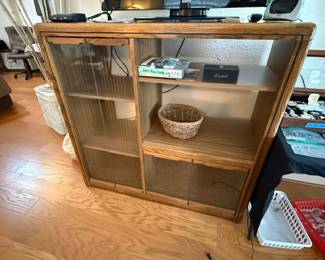 TV cabinet with glass door