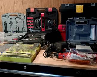 Assorted Tool Sets & Power Tools