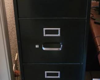 Black File Cabinet