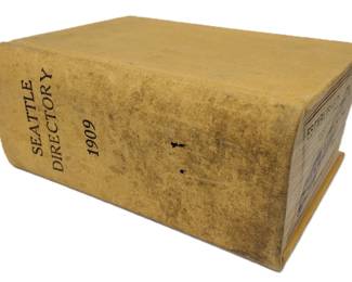 1909 SEATTLE POLKS DIRECTORY