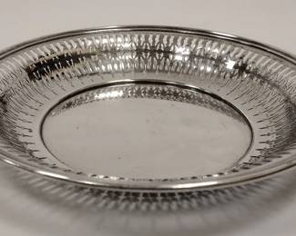 STERLING SILVER BOWL WITH RETICULATED SIDES