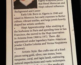 Eveli's impressive bio...one of the greatest.