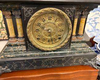 Antique shelf clock - seems to be running OK when wound...