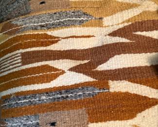 Pattern on another very large and attractive Native American rug.