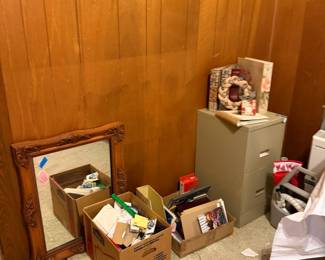office supplies,  file cabinet