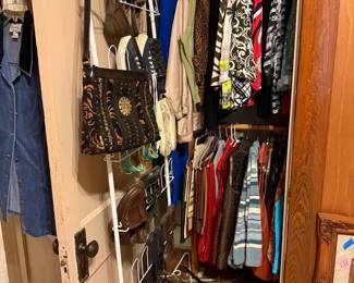 Women's clothing, shoes and purses
