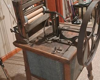 Antique Anchor Brand Wringer Washer