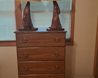 Vintage Cypress knee stable lamps