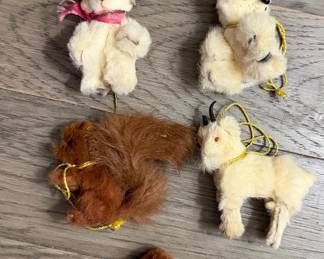 Original Fur Toys Made in West Germany (basement)