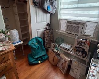 Luggage; Closet Organizers; Magic Butter Maker; Shower Seat