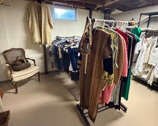 Vintage Clothing; Clothing Racks; Side Chair