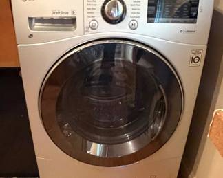 LG Inverter Direct Drive Stackable 2.3cuft Compact All in One Front Loader Washing Machine & Dryer (upstairs office)