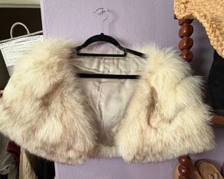 Vintage Fur Shawl/ Shoulder Shrug Stole
