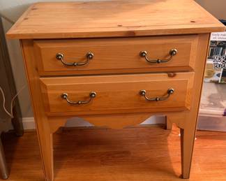 2 Drawer Night Stand/ Side Table