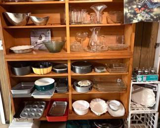 Clear Glassware; Bakeware