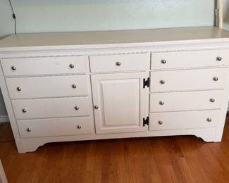 White Low Boy Dresser