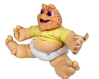 Lot 174 Vintage Hasbro Baby Sinclair Talking Plush Jim Henson 1991 D