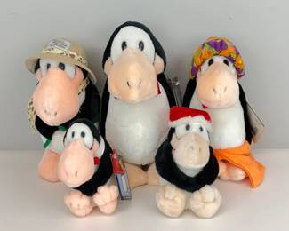 Lot 162 Vintage 1984 Washin Daikin Co Opus Penguin Plush Toy Soft