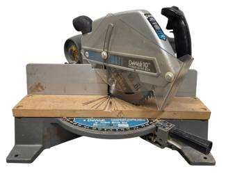 Lot 203 DeWalt 10 Inch Power Miter Box Miter Saw