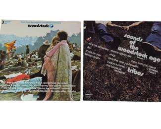 Lot 236 Woodstock 3Record Soundtrack Set Sounds of the Woodstock