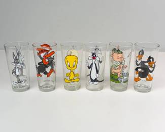 Lot 171 Pepsi x Warner Bros Looney Tunes Character Vintage Drinking