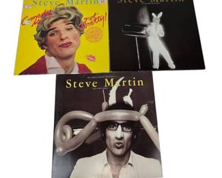 Lot 214 Steve Martin Comedy Vinyl Record Lot Lets Get Small, A Wild