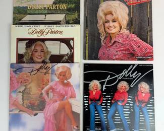 Lot 235 Dolly Parton Vinyl Record Lot 5 Albums Including Heartbreake