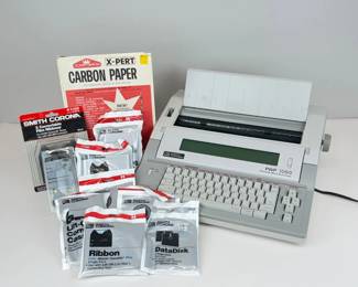Lot 091 Smith Corona PWP 1000 Electronic Typewriter with Carbon Pape