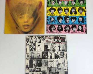 Lot 234 Rolling Stones Vinyl Record Lot Some Girls, Exile on Main St
