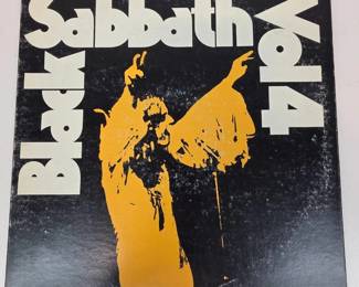 Lot 219 Black Sabbath Vol. 4 Vinyl Record Gatefold Cover with Photo