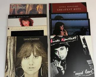 Lot 230 Linda Ronstadt Vinyl Record Lot Simple Dreams, Heart Like a