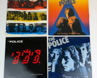 Lot 213 The Police Vinyl Record Lot Synchronicity, Ghost in the Mach