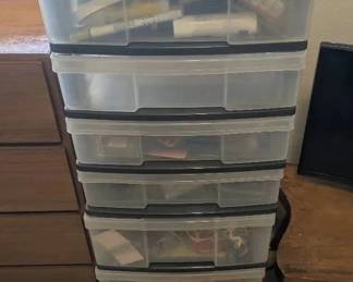 ARS099 - Craft Organizer Storage Chest with Crafting Supplies