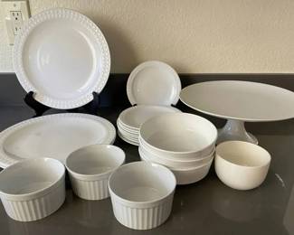 ARS018 - White Ceramic Tableware Collection 