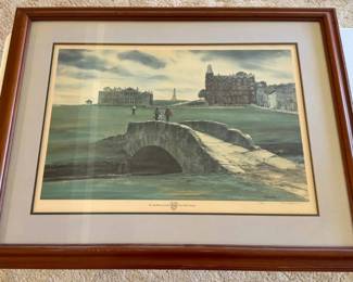 ARS010 - Large Framed Print 'St. Andrews Links - The Old Course'