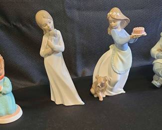 ARS105 -Three Vintage Lladro Porcelain Figurines