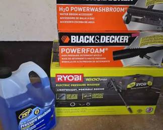 ARS185 - Pressure Washer, H2O Power Washbroom and Power Foam Nozzle 