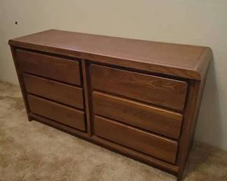 ARS079 - 6 Drawer Wooden (laminate) Dresser 
