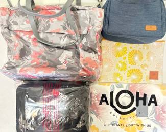 ARS121 - Assortment Made in Hawaii/Aloha Local Handbags including Jana Lam & More