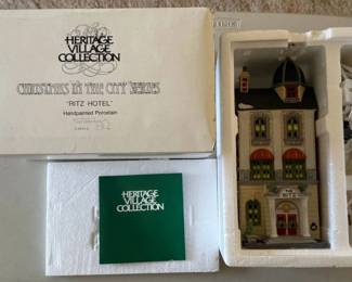 ARS068 - Dept 56 Christmas Collectible "Ritz Hotel" Porcelain